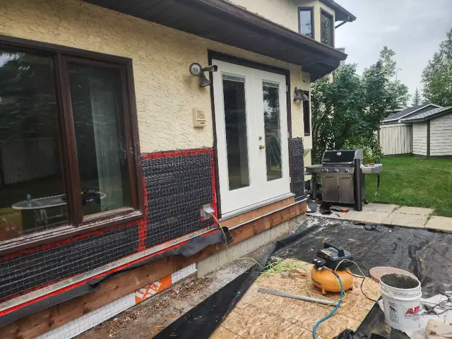 parging and stucco services in Drywall & Stucco Removal in Calgary - Image 4