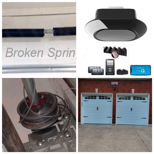 GARAGE DOOR AND GARAGE DOOR OPENER SALES SERVICE REPAIR  in Garage Doors & Openers in Mississauga / Peel Region