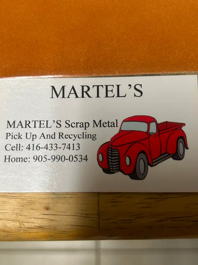 Martel’s garbage removal