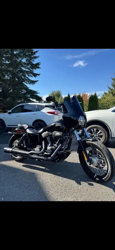 Harley davidson dyna street bob -seulement 20 000 km- Stage 3 screaming eagle Pipes vances & hines V...