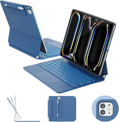 ❤️✅NEW IN BOX: Magnetic Keyboard Case for iPad Pro 13, View more