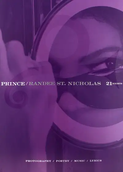 Prince book of photographs by Randee St. Nicholas Large coffee table book in purple slipcase publish...