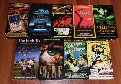 1. The Crawling Eye $6 Dollars (SOLD) 2. Christine $15 Dollars (SOLD) 3. Children of the Corn - Fiel...