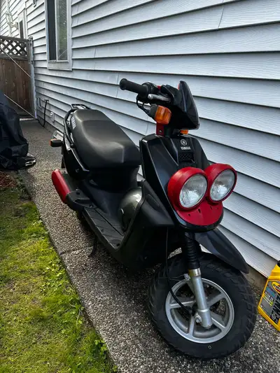 Year 2002 Yamaha Zuma / BWs 50cc No Motorcycle License Needed All Papers in Order Registered and Rea...