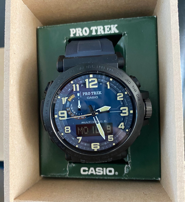 Casio ProTrek atomic solar watch in Jewellery & Watches in Prince Albert