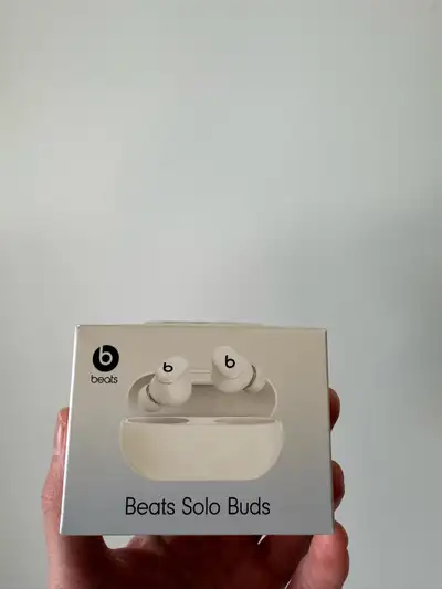 Beats Solo Buds wireless earbuds cream- NEW, View more