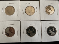 6 Canada Proof Quarters