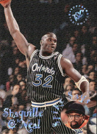 95-96 Stadium Club Spike Says SS9 Shaquille O'Neal Orlando Magic