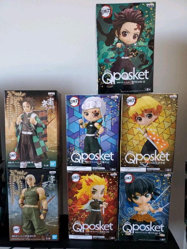 Anime Figures Demon Slayer, Jujutsu Kaisen and My Hero Academia Arts