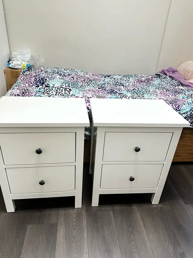ikea hemnes nightstands 