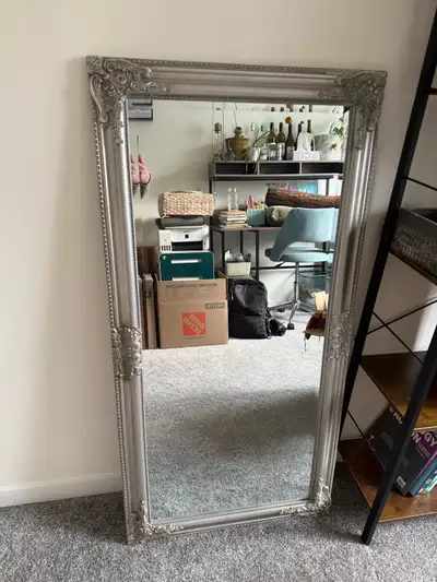 Silver Framed Mirror , View more