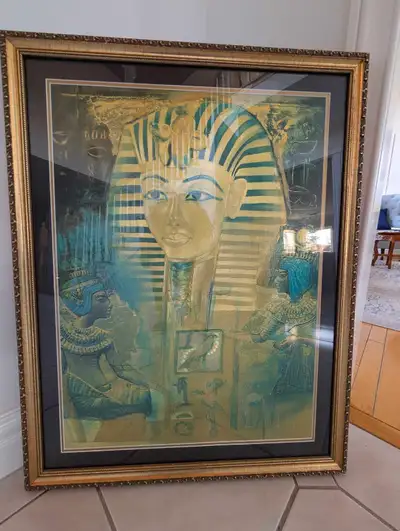 Framed Egyptian-Themed Wall Art, View more