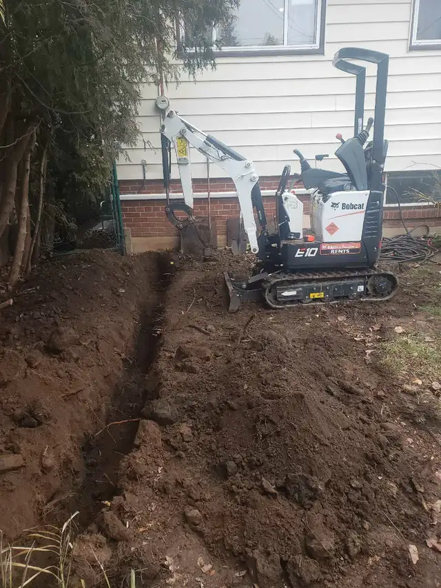 Bobcat and Mini Ex services in Excavation, Demolition & Waterproofing in Oakville / Halton Region - Image 7
