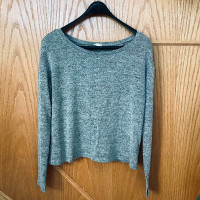 X-Small Garage Long Sleeved Knit Top / Pullover Sweater