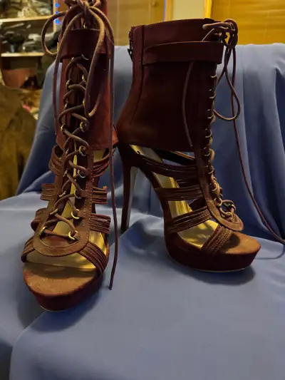 Brand new high heel boots, View more