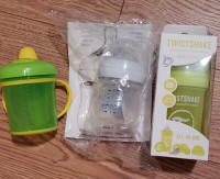 Advent, Twist Shake Baby Bottles and Toys R Us Sippy Cup