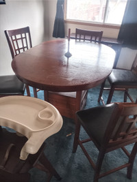 7 piece dinning includes high chair