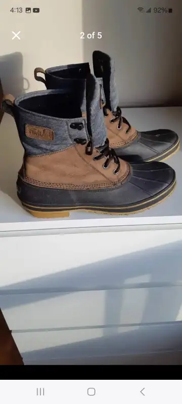 FarWest Waterproof Leather/Rubber Boots ,T-Max ,Size 13, View more