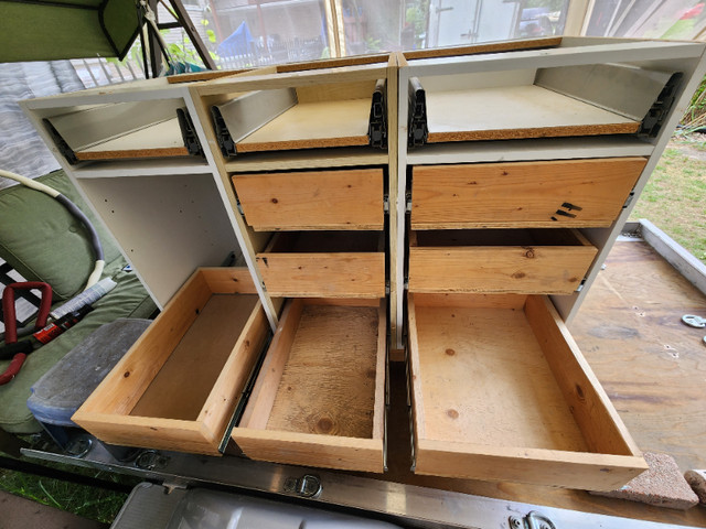 Wood Basement Garage Man Cave Cabinet W 3 Soft Closing Slides in Cabinets & Countertops in Windsor Region - Image 4