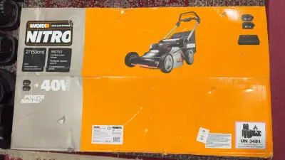 Worx WG753 40V 21” Cordless Lawn Mower (Brand New/Sealed), View more