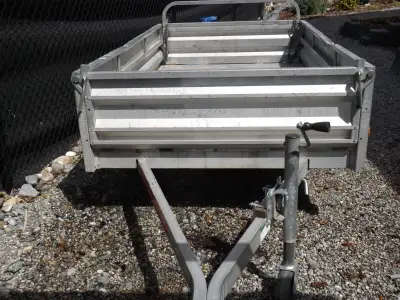 Galvanized utility trailer