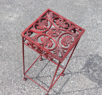 Ornate Iron Plant Stand