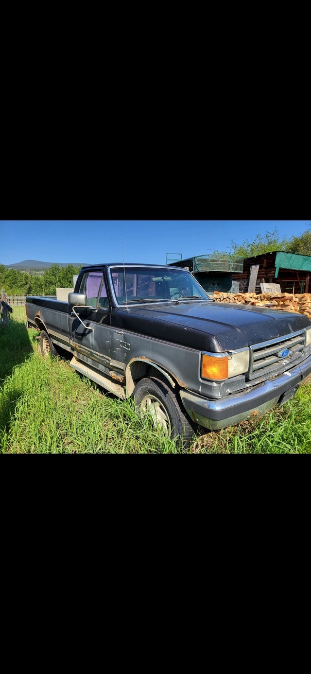 91 Ford F250 4x4 Cars & Trucks Kamloops Kijiji