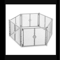 Superyard Gates 6-Panel Play Yard. Easy to use. delivery incld.