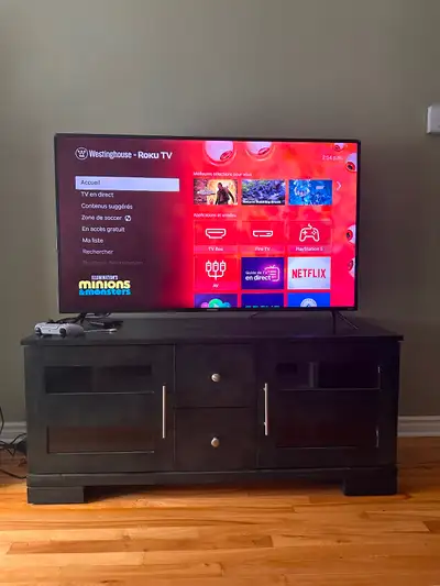 Meuble TV en bois, View more