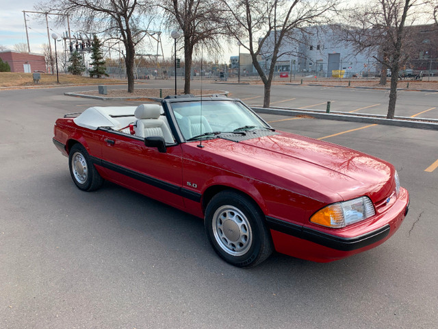 1989 Mustang 5.0L 5 speed convertible 15,570 original miles in Cars & Trucks in Regina