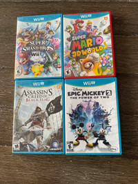 Wii U games for sale
