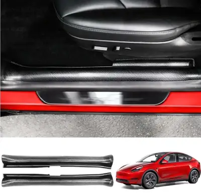 New in box! KSGMFED 2PCS Front Door Sill Protector for Tesla Model Y Accessories 2023 2022 2021,Door...