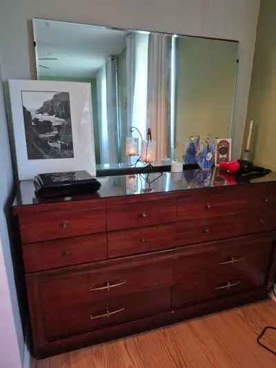 Commode 8 tiroirs avec miroir, View more