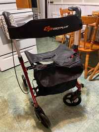 Go Plus Folding walker with seat
