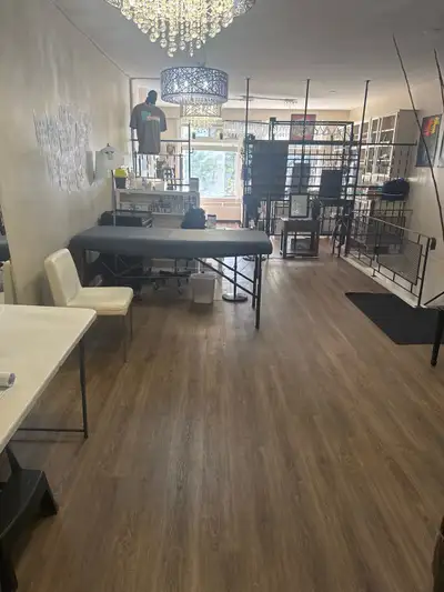 Tattoo Shop Available For Lease is available ASAP. It is Saskatchewan Health Authority approved and...