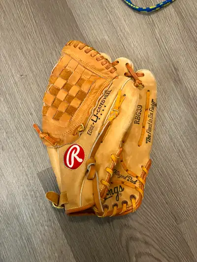 Baseball Glove from Rawlings, Rickey Handerson, Mint Condition, View more