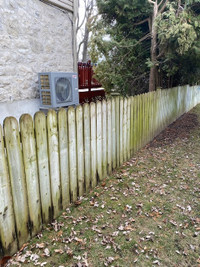 Panneaux de clôture en bois traité