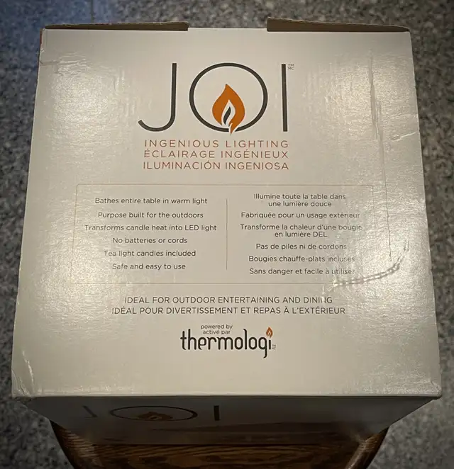 JOI Candle Powered LED Lamp • Stainless Steel • From Hauser •NEW in Home Décor & Accents in Kitchener / Waterloo - Image 10