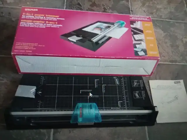 Tranche coupe papier 5 en 1 in Hobbies & Crafts in St-Georges-de-Beauce - Image 2