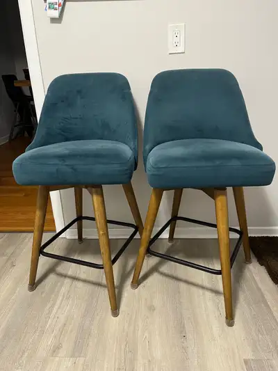 High end west elm counter height swivel Bar Stools, View more