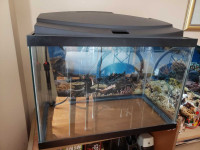 Aquarium with heater