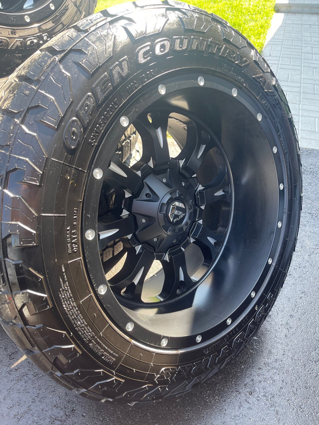 Toyo Open Country A/Tlll  33x12.50 R20LT on Fuel Krank D517 Rims in Tires & Rims in Muskoka