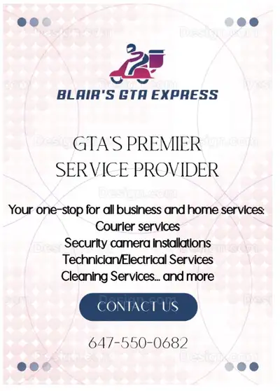 GTA-Wide Courier Services, View more