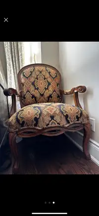 Vintage classic wooden arm chair