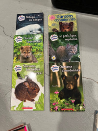 French saving  animal gr 2-4 books 