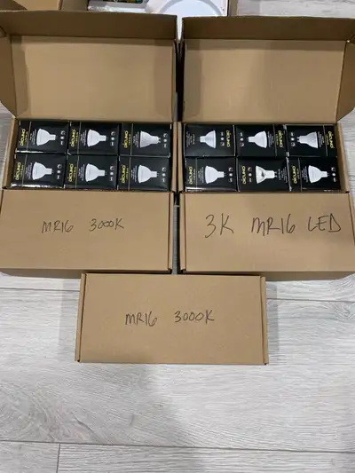 3K MR16 2-Pin LED Potlights Bulbs x30, View more