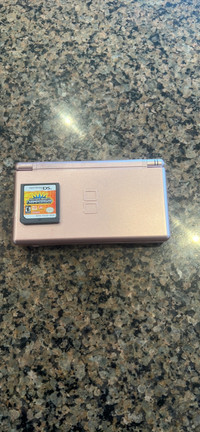 Pink DS Lite with digimon world championship game