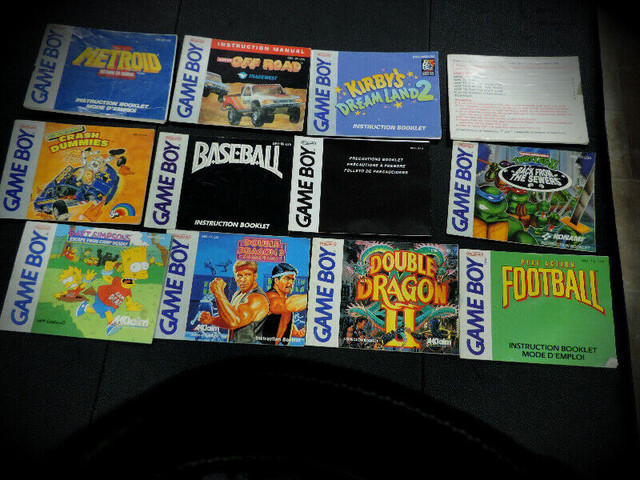 Game book Manuals (N64 gameboy super nintendo ) in Older Generation in Moncton