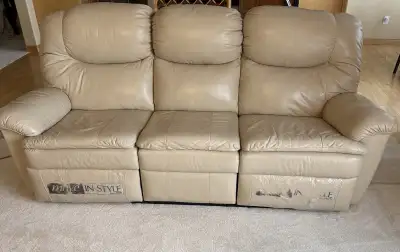 Palliser Leather Reclining Sofa, View more