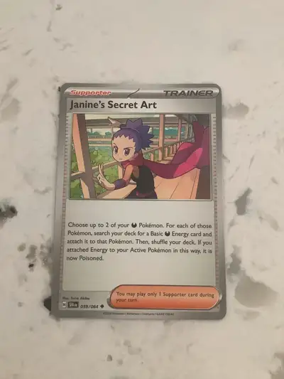 Janine’s Secret Art Pokémon Card, View more